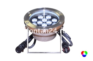 Подводный светодиодный прожектор (LED) 12 диодов, 45°, 12V.DC-RGBW Подводный светодиодный прожектор (LED) 12 диодов, 45°, 12V.DC-RGBW