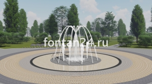 Уличный фонтан "Гармония" ø=3 м Уличный фонтан "Гармония" ø=3 м