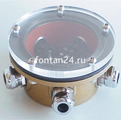 Подводная клеммная коробка Junction box 4 PG16, 1 PG16- 21, латунь