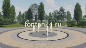 Уличный фонтан "Ария" ø=3 м Уличный фонтан "Ария" ø=3 м