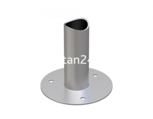 Стойка L250, D150, AISI304 полированная