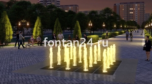 Уличный фонтан "Кубик-Рубик средний" 4x4 м Уличный фонтан "Кубик-Рубик средний" 4x4 м