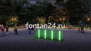 Уличный фонтан "Вектор" 4x1 м Уличный фонтан "Вектор" 4x1 м