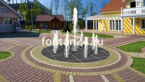 Уличный фонтан "Колесо Фортуны" ø=4 м Уличный фонтан "Колесо Фортуны" ø=4 м