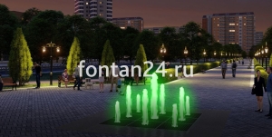 Уличный фонтан "Куб"  3x3 м Уличный фонтан "Куб"  3x3 м