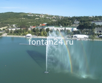 Плавающий фонтан "Женева", h=10 м